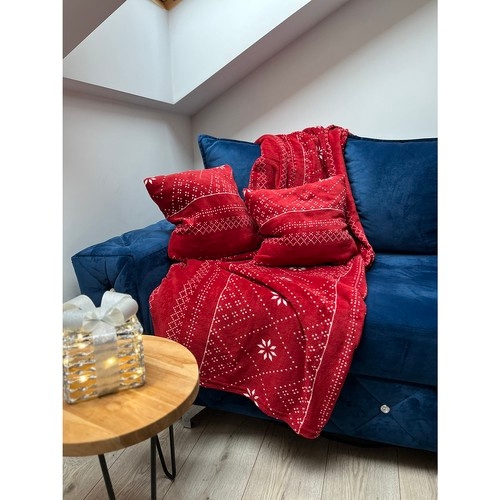 Påslakan Set / Örngott - 160x200 cm - Red