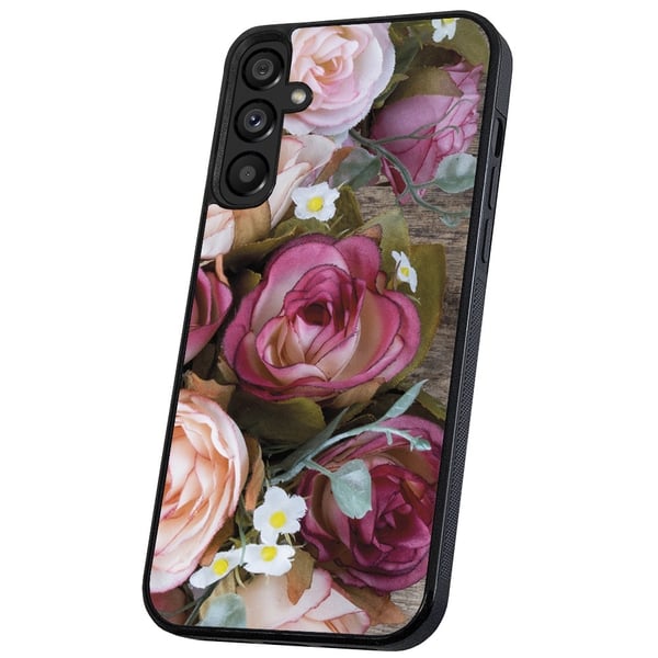 Samsung Galaxy S25 - Cover/Mobilcover Blomster