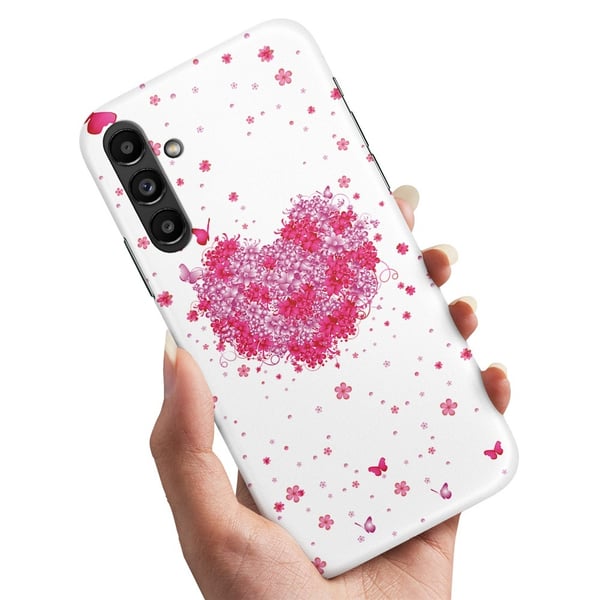 Cover / Mobilcover til Samsung Galaxy S25 Plus - Blomsterhjerte