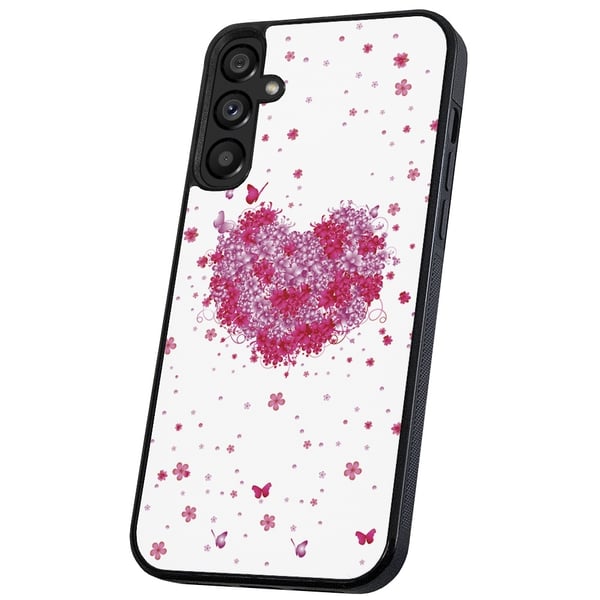 Samsung Galaxy S25 Plus - Deksel/Mobildeksel Blomsterhjerte