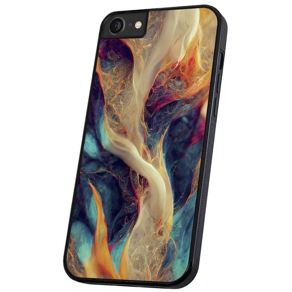iPhone 16e/17e - Cover/Mobilcover Abstrakt Mønster