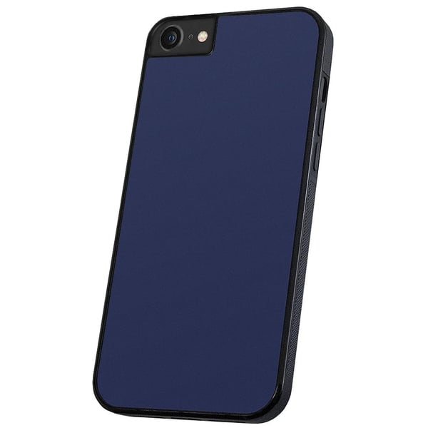 iPhone 16e/17e - Cover/Mobilcover Mørkblå