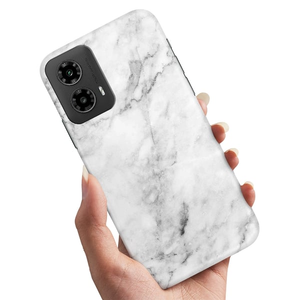 Deksel / Mobildeksel til Motorola Moto G34 5G - Marmor
