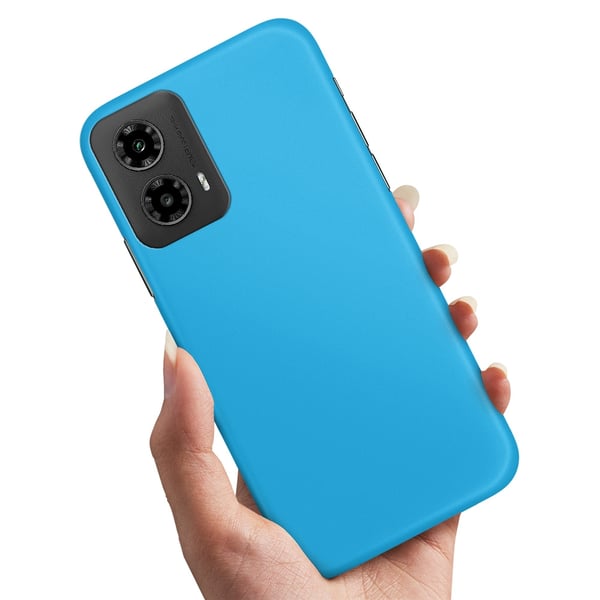 Deksel / Mobildeksel til Motorola Moto G34 5G - Lyseblå