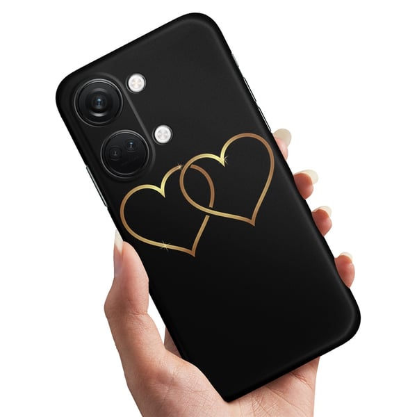 Cover / Mobilcover til OnePlus Nord 3 5G - Double Hearts