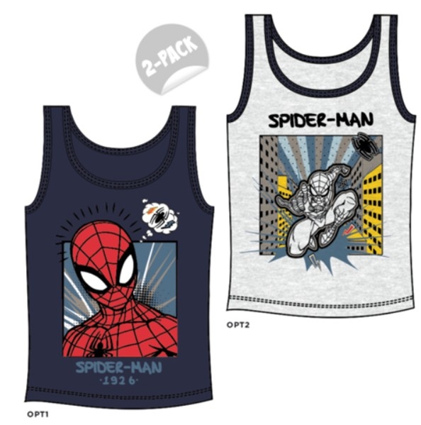 Spider-Man Hihaton paita lapsille - 2 kpl - 134/140 cm