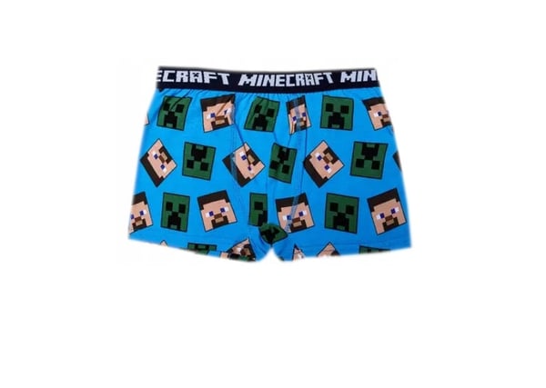 Minecraft Boxershorts for Barn - 2-Pakning - 8 år