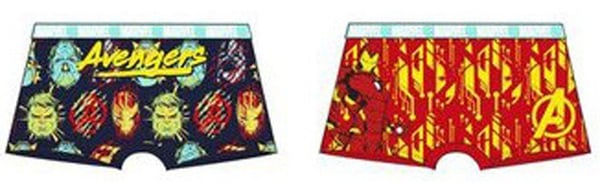 Avengers Kalsonger för Barn - 2-Pack - 6-8 år