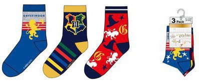 Harry Potter Børnestrømper / Strømper til Børn - 3-pak - 23/26