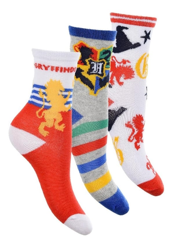 Harry Potter Barnestrømper / Strømper for Barn - 3-Pakning - 27/30