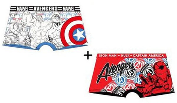 Avengers Lasten Bokserit - 2-pakkaus - 4-5 vuotta