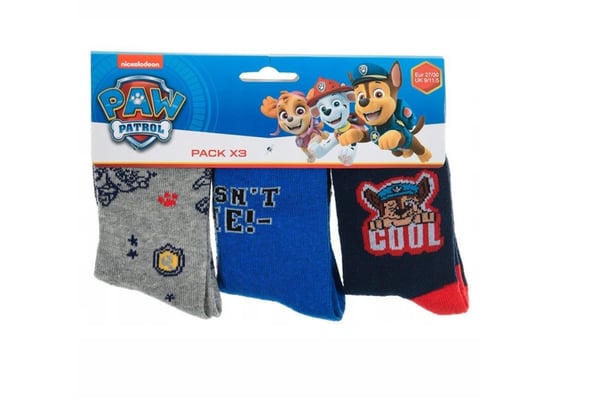 Paw Patrol Børnestrømper / Strømper til Børn - 3-pak
