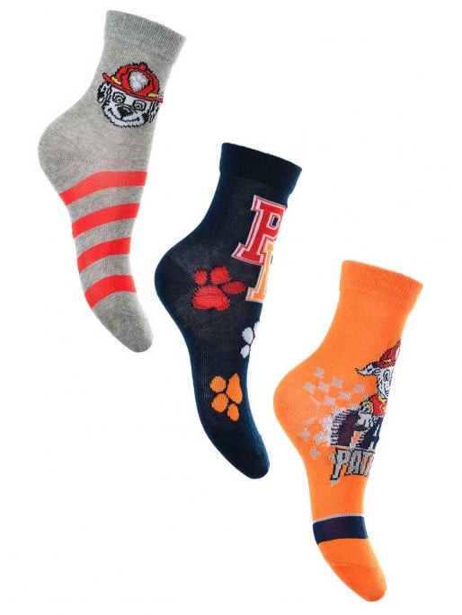 Paw Patrol Barnestrømper / Strømper for Barn - 3-Pakning - 23/26
