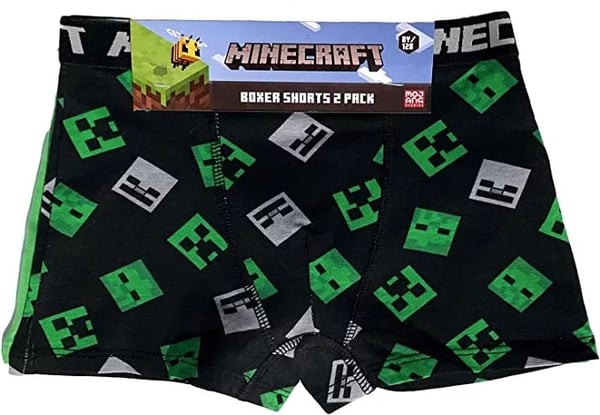 Minecraft Kalsonger för Barn - 2-Pack - 10 år