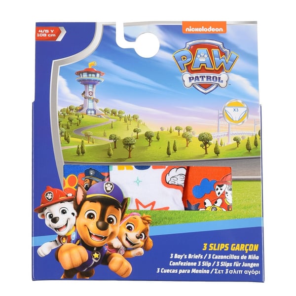 Paw Patrol barneundertøy, bukser 3 deler/pakke, 3-4 år