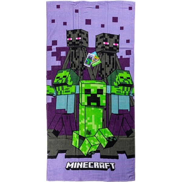 Minecraft Lilla badehåndkle & strandhåndkle 70×140 cm