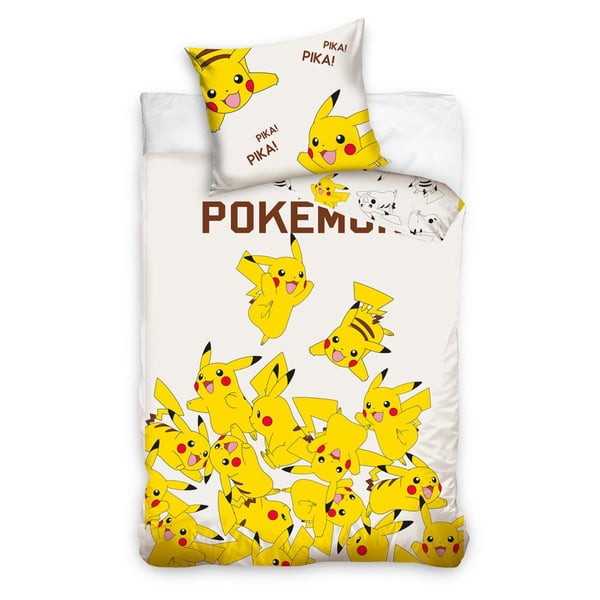 Pokémon Pile-Up dynetrekksett 140×200 cm, 70×90 cm