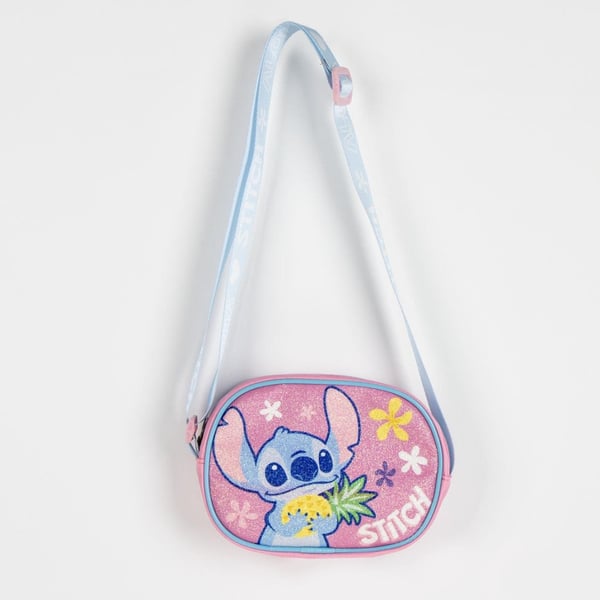 Disney Lilo & Stitch Ananas glitrende crossbody- og skulderveske
