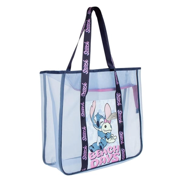 Disney Lilo & Stitch Beach Premium läpinäkyvä rantakassi 62 cm