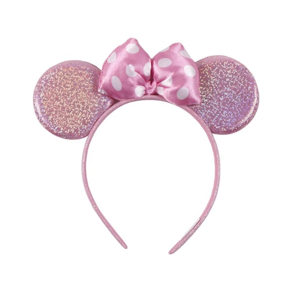 Disney Mimmi Mus Rosa barneskjørt og hårbåndsett