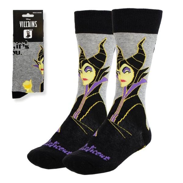 Disney Skurkar Demona Dame Knestrømper 36/43 - Stilige og Unike!