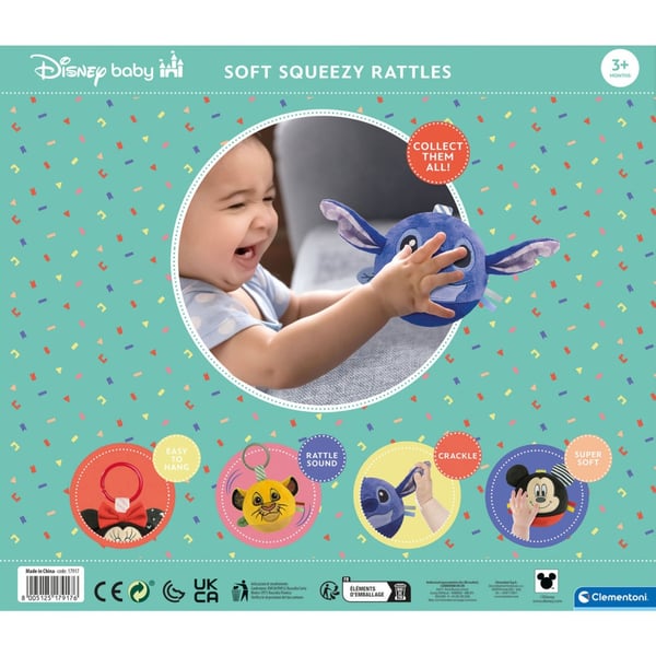 Mickey Mouse Plys Boldfigur - Babyrangle fra Clementoni