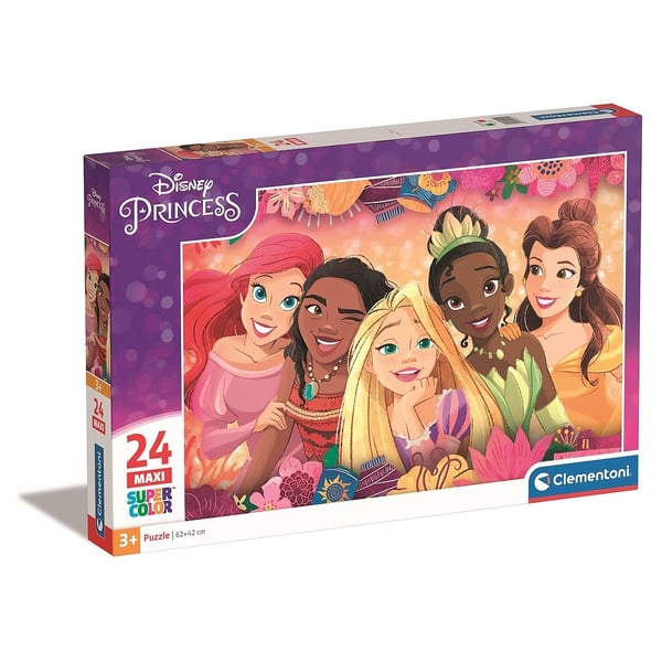 Disney Princess Blomsterramme 24-brikkers Maxi Puslespil fra Clementoni