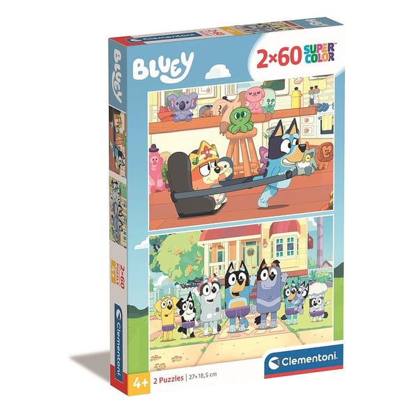 Bluey Fantasi 2x60 brikker puslespil