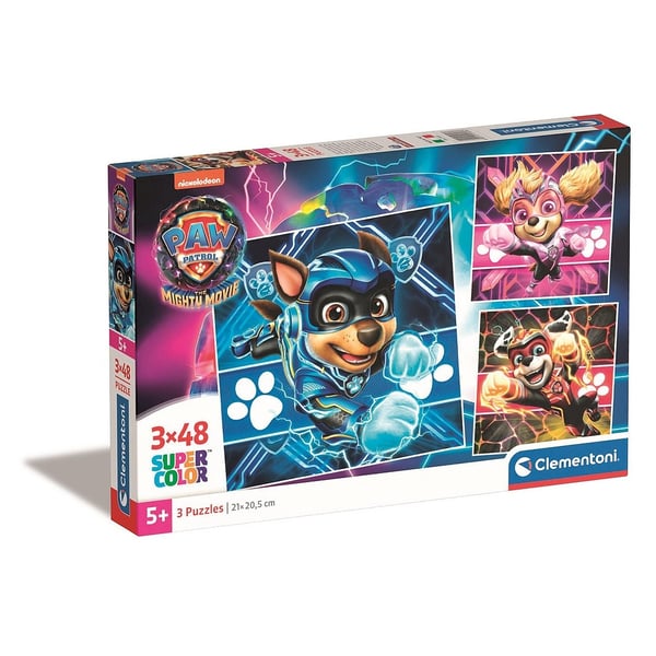 Paw Patrol - Mighty 3x48 brikkers puslespil