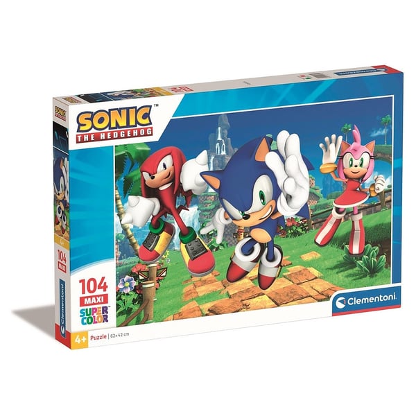 Sonic the Hedgehog Amy Rose 104-brikkers Maxi-puslespil
