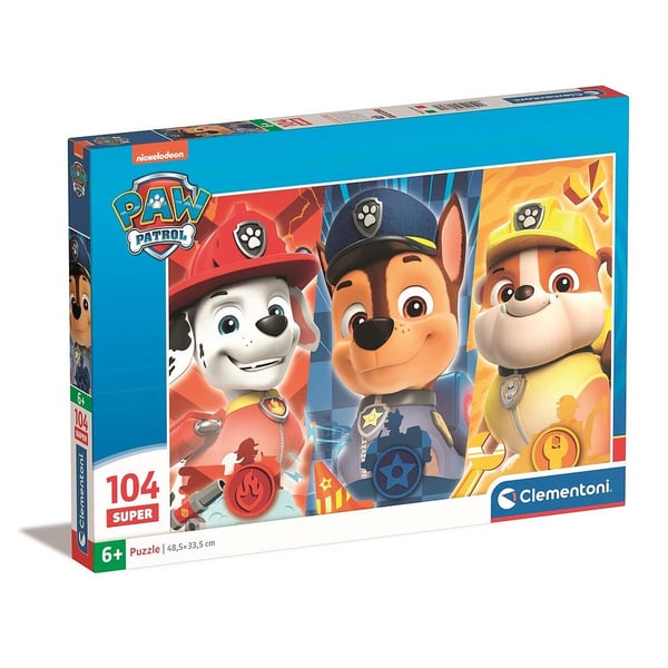 Paw Patrol Puslespil med 104 Brikker