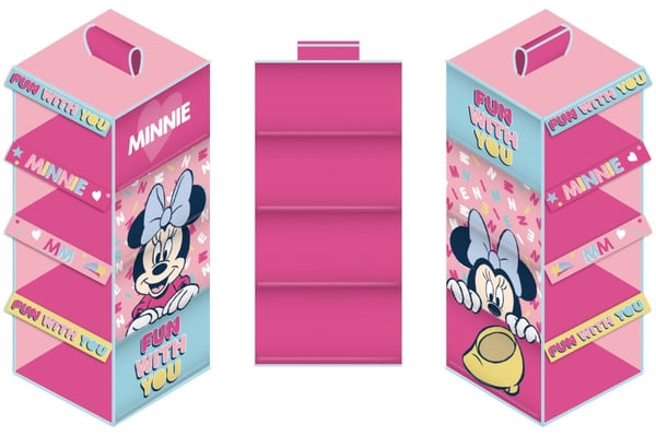 Disney Mimmi Hiiri Riippuva Vaatesäilytys 4 Osastoa