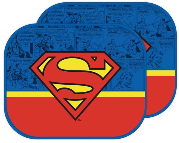 Superman solskjerming for vinduer, sett med 2 Superman solskjerming for vinduer, sett med 2
