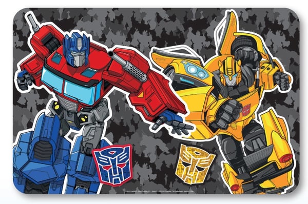 Transformers Bordbrikke 43x28 cm - Perfekt for Barns Matbord