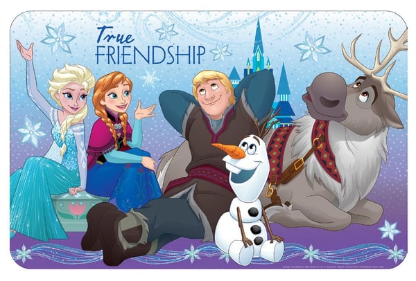 Disney Frozen Vennskapsunderlag 43x28 cm Disney Frozen Vennskapsunderlag 43x28 cm