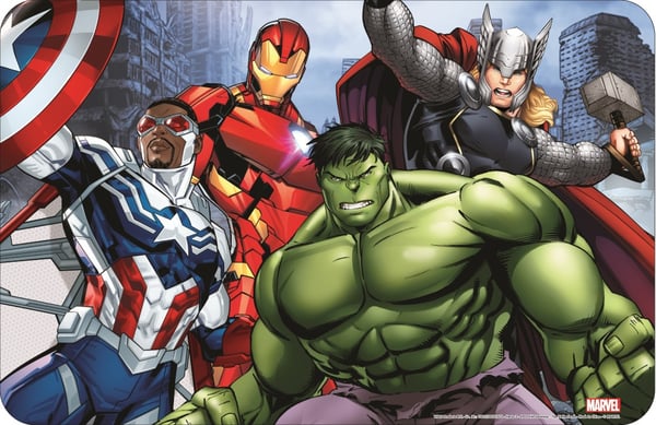 Avengers Team Måtte 43x28 cm - Perfekt til superheltefans! Avengers Team Måtte 43x28 cm - Perfekt til superheltefans!