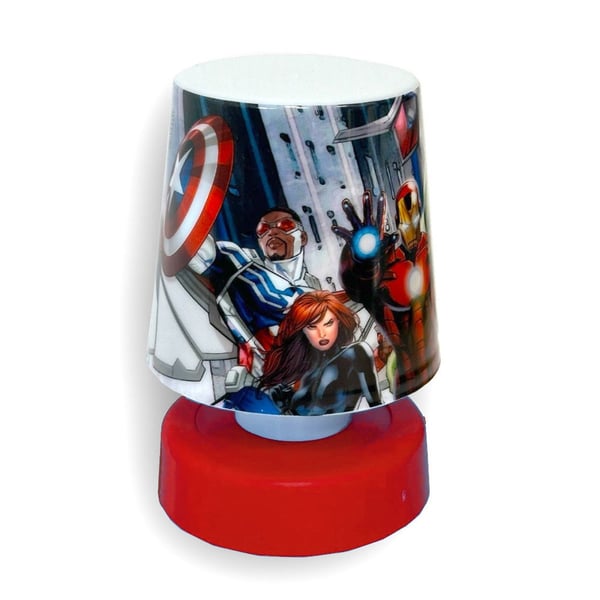 Avengers Team Mini Bordlampe 11 cm - Perfekt til Superhelteelskere