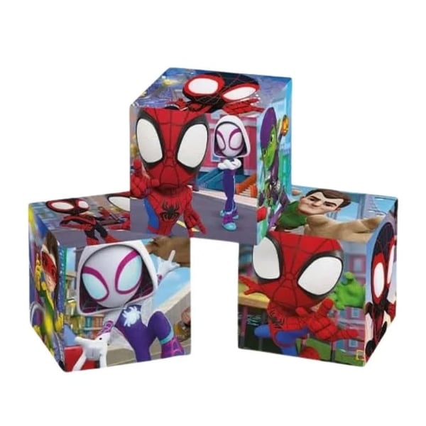 Parker Spiderman Pehmeät Palikat - 6 Osainen
