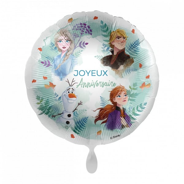 Disney Frozen Squad folieballon 43 cm - Joyeux Anniversaire
