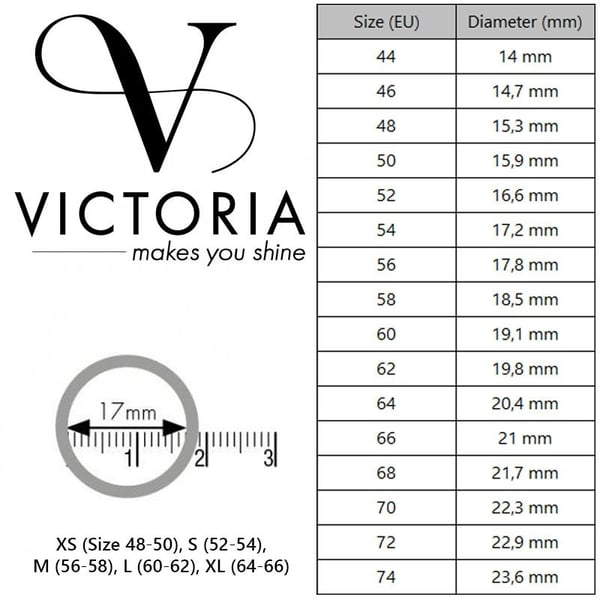 Silverfärgad ring Victoria