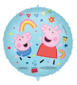 Peppa Pig folieballong for sølelek 46 cm