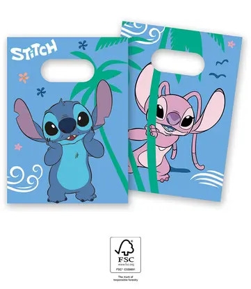 Gavepose i papir, sett med 4 - Disney Lilo og Stitch Angel