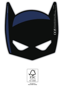 Batman Rogue Rage maske, 6 stk FSC