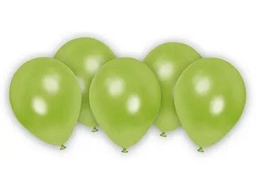 Pastellgrønne Metalliske Ballonger, 8 stk