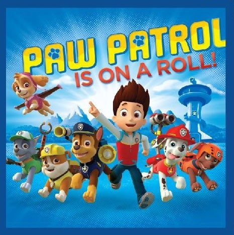 Paw Patrol Magisk Håndklæde, Vaskeklud 30x30 cm