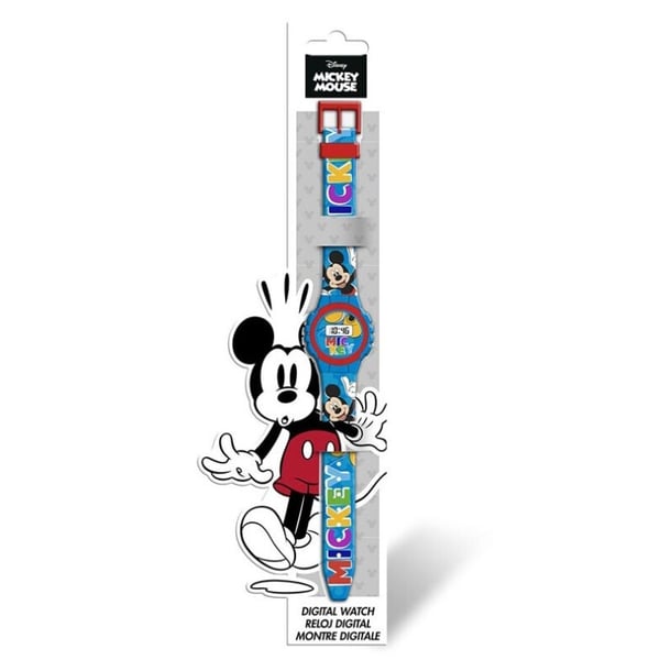 Digital klocka med Disney Mickey