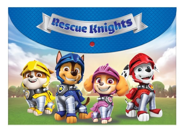 Paw Patrol Knights A/4 dokumentholder