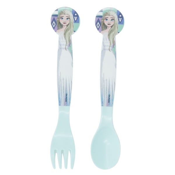 Disney Frost - Plastbestikksett med ismagisk design - 2 deler