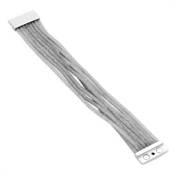 Sølv Mesh Armbånd fra Victoria