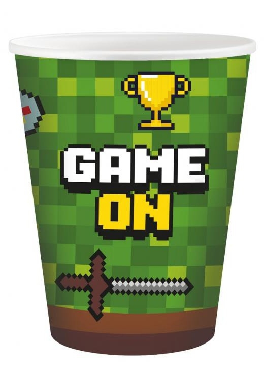 Gamer Spil On Legetøjspapirkrus 6 stk 200 ml
